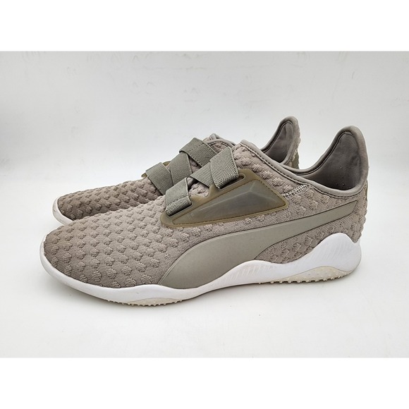 Puma Other - Puma Mostro Bubble Knit Running Shoe Mens Size 11 Gray & White